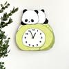 New Panda Cartoon Clock for Home Living Room, Simple Clock Decoration, Quiet, Cute and Creative Wall Clock