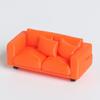 Miniature Couch Tiny Miniature Realistic Couch for 2-Seater Couch Furniture Mini Loveseat