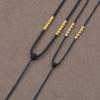 Jewellery Making Accessories Handwoven Necklace Chain With Beaded For Jewelry Golden Thread Chains DIY Jewelry Exquisite Rope