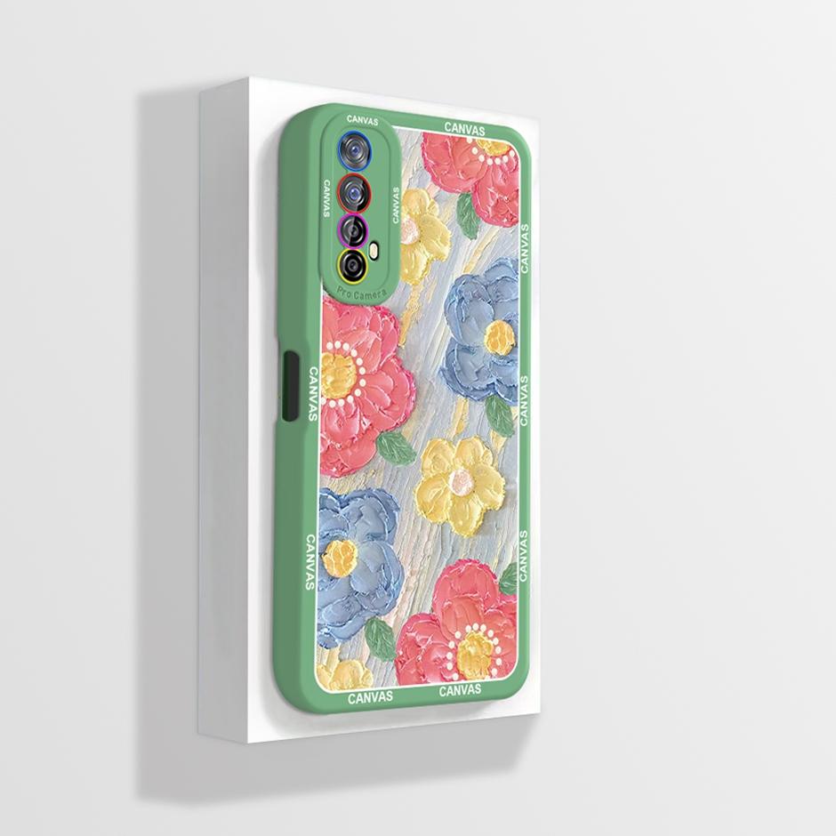 For Realme 7 Case Soft Silicone Cute Cartoon Phone Cover Shell for OPPO Realme Narzo 20 Pro 30 Narzo30 4G Cases New Design Funda