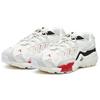 FILA Retro Running Shoes White/Red/Black Women's F12W041115FNF