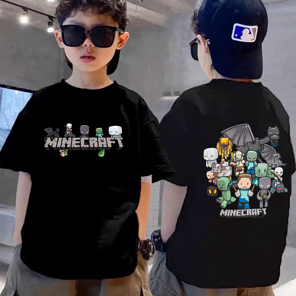 Summer Children's Short Sleeved Shirt with Double-sided Printed Fashion T-shirt