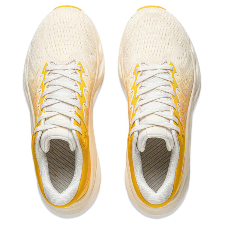 New LiNing Non slip Lightweight Running Shoes Women's Yellow AZGU006-2