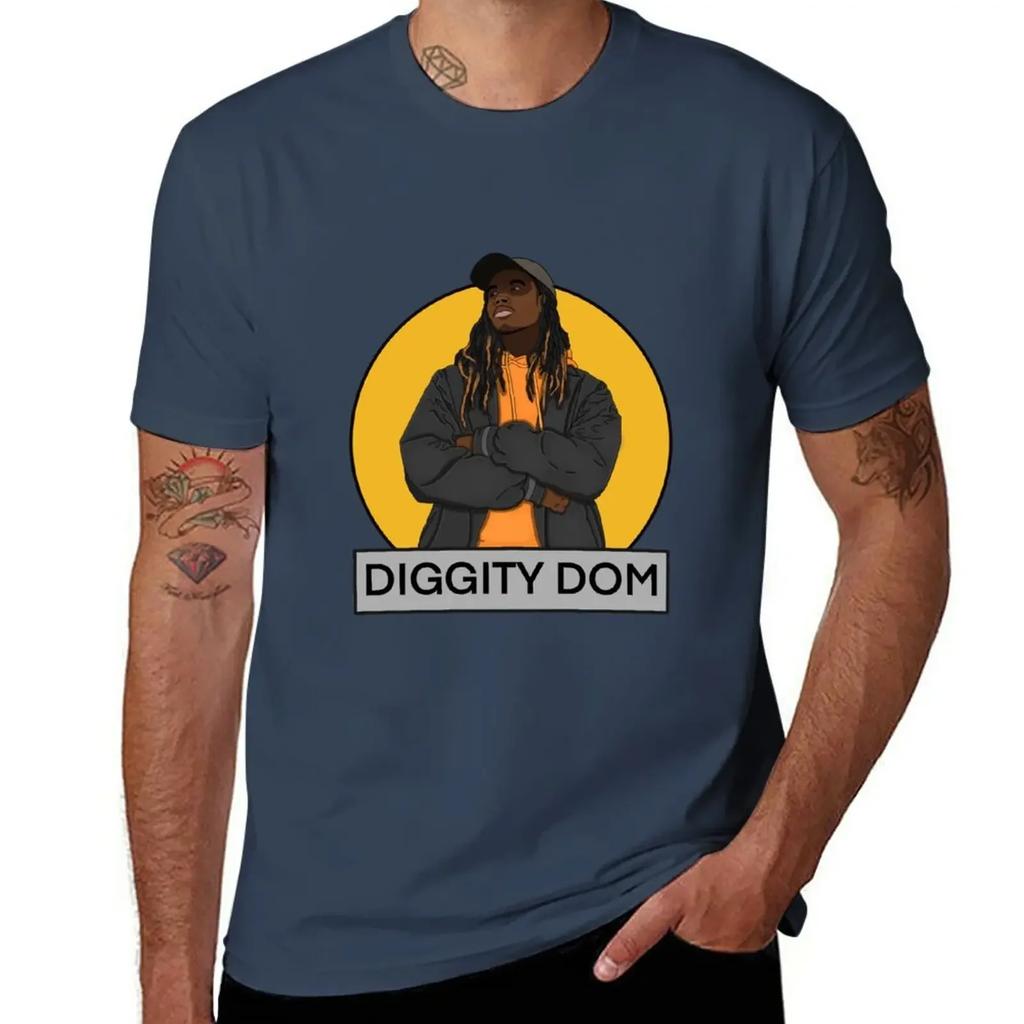 Diggity Dom Logo T-Shirt cute clothes heavyweights plus sizes men graphic t shirts