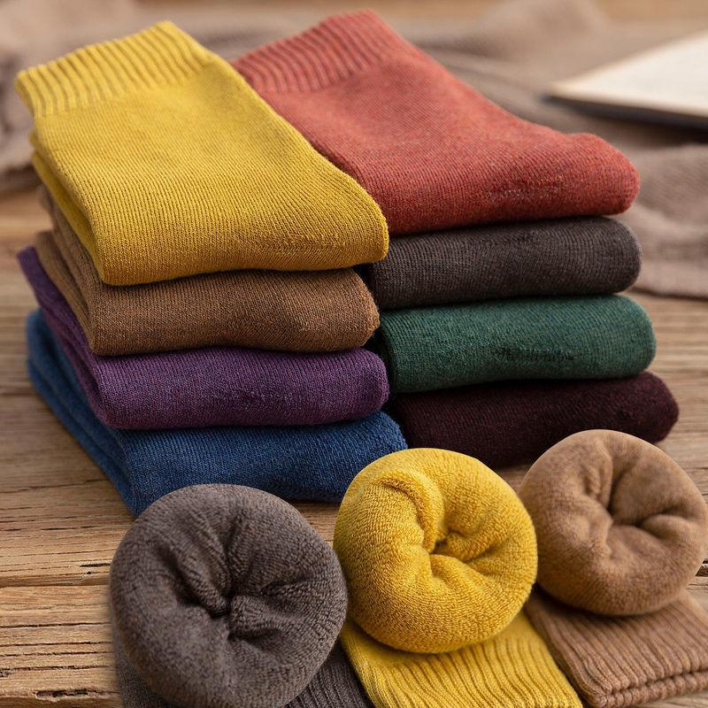 Koreanische Dicke Warme Frotteesocken für Damen Winter und Wochenbett