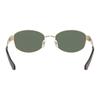 MICHAEL KORS Sculpted Temples Metal Oval Sunglasses Women's Gold