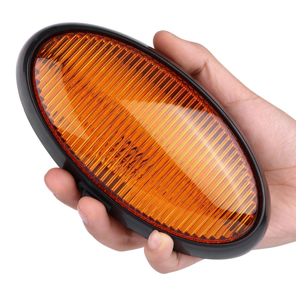 12V Car Ceiling Wall Light 16 LED for Trailer/Van/Yacht/Boat/Caravan Interior Oval Ceiling Lamp
