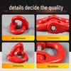 High-Strength Double Ring Lifting Shackle with Multi-Spec Chain Link Lock