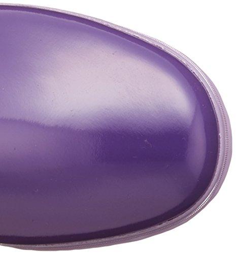 Fukuyama Rubber Women's Evian 2 Purple Boots, Size 25.0cm, Ideal for Farm Work
