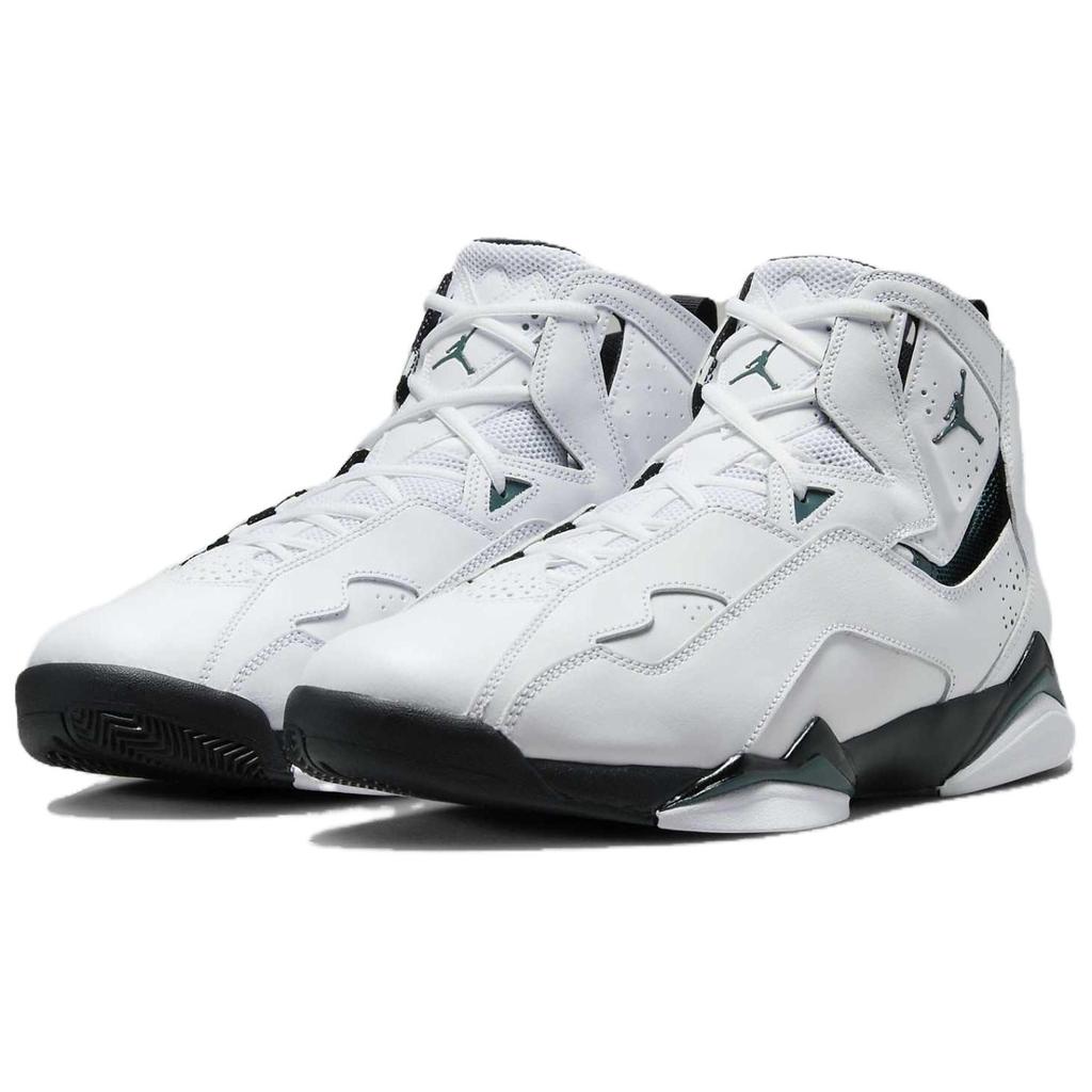 Air Jordan True Flight White Oxidized Green Men Sneakers Black 342964-131
