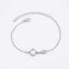 Korean Style Blue Bead Fishtail Bracelet - Non-Fading, Versatile Women's Summer Jewelry