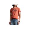 Polo Ralph Lauren Letter Slim Fit Crew Neck Short Sleeve T-Shirt Men Tops Orange 710850540-004