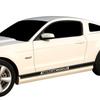 Ford Mustang Racing Stripes & Side Skirt Stickers for Car Modification