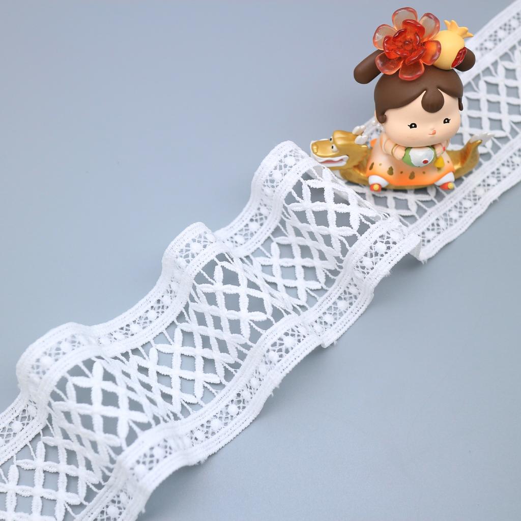 Water Soluble Milk Silk Embroidery Lace Lace Hollow Embroidery Barcode Diy Curtain Wedding Dress Home Textile Accessories Accessories