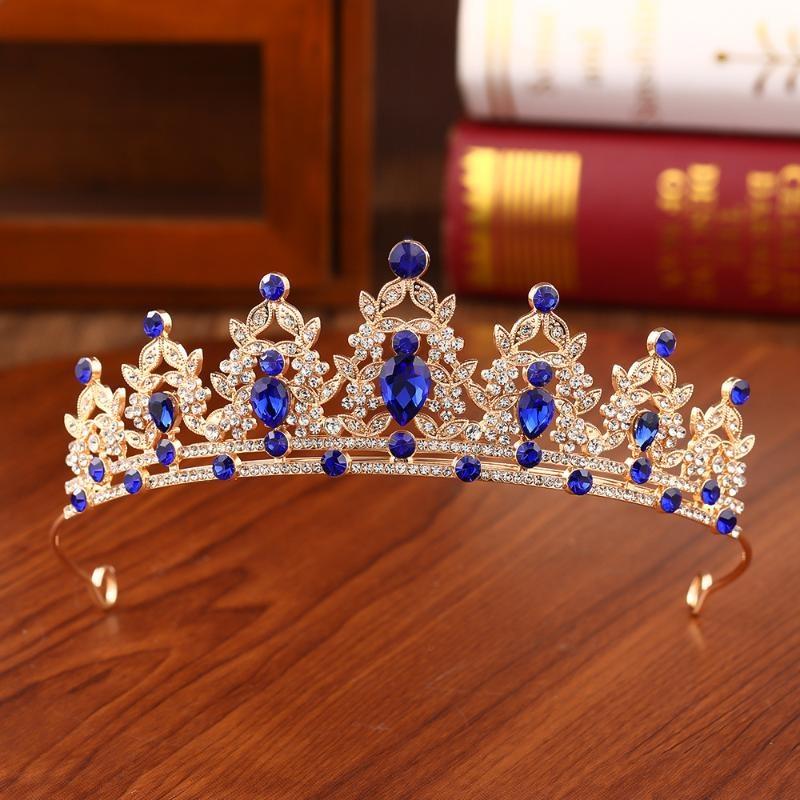Princess Bridal Tiara Crown For Women Children Elegant Hair Headpiece For Wedding Prom Birthday Party Bridal Headpiece Accessory