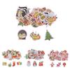 50 Pcs Xms Sticker Decorative Sticker Craft Photo Albums Waterproof Stickers