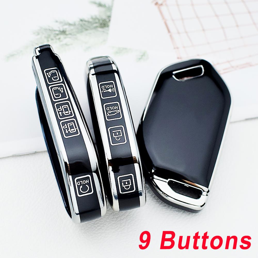 For Kia Sorento Morning Ev9 For Kia Picanto Ev9 Tpu Car Key Case Cover Potector Shell Fob Holder Accessories
