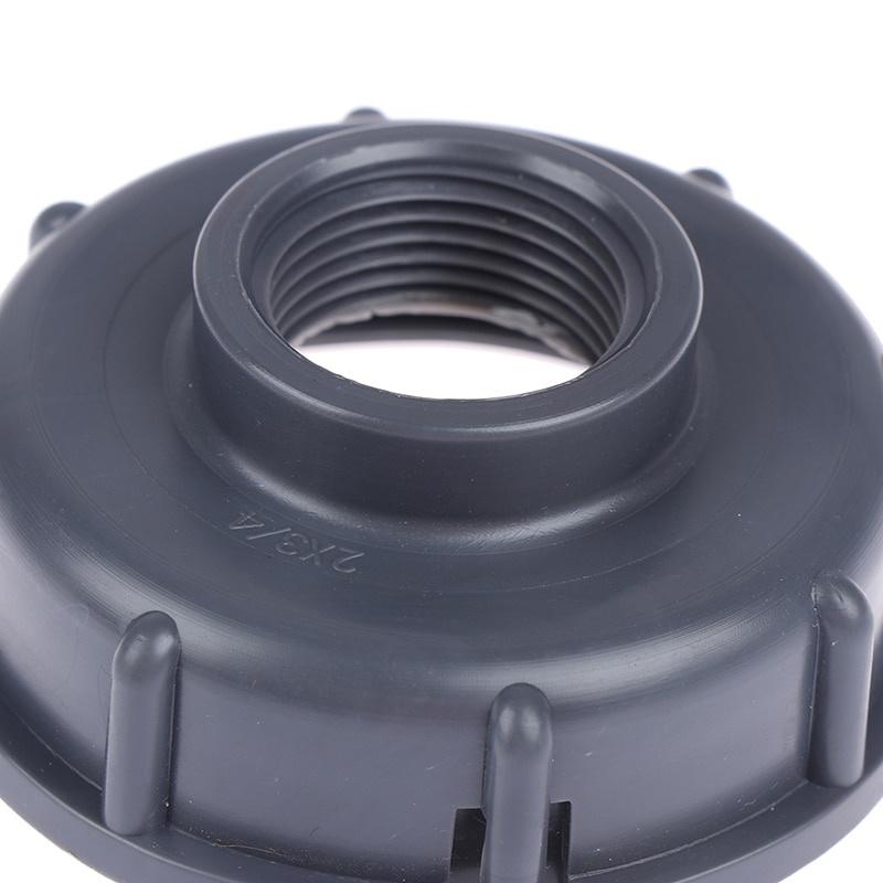 Durable Ibc Tank Fittings S60X6 Coarse Threaded Cap 60Mm Female Thread To 1/2 ", 3/4", 1 "Adapter Connector