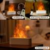 Flammen-Luftbefeuchter-Diffusor, Feuer-Aroma-Luftbefeuchter, Duft-Diffusor, Aromatherapie, USB-Diffusor für ätherische Öle für Zuhause, Zimmer, Büro