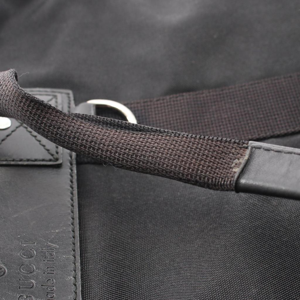 Used GUCCI Sherry line Tote Bag 268175 canvas leather Black Used mens