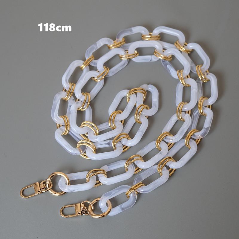 New Phone Chain Accessory Detachable Parts Amber Crossbody Resin Cute Strap Phone Case Chains Acrylic Shoulder Lanyard Hanging Chain
