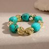 Acrylic Irregular Square Round Beaded Bracelets for Women Multicolor Bohemia Geometric Handmade Bangles Couple Jewelry Travel C