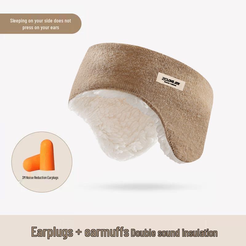 Unisex Soundproof Ear Muffs: Noise Cancelling, Comfortable, and Warm—Ideal for Dorm Use and Sleep