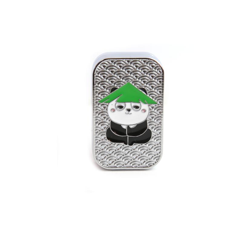

Panda Unlimited Push Card Metal Stress Relief Toy Magnetic Push-Pull Toy Office Stress Relief Toy Gift for Adults срібний