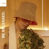 [Unplug] Large Sauna Hat with Mesh Lining for Men and Women, Washable, Quick-Drying, FLOPPY HAT (Beige)