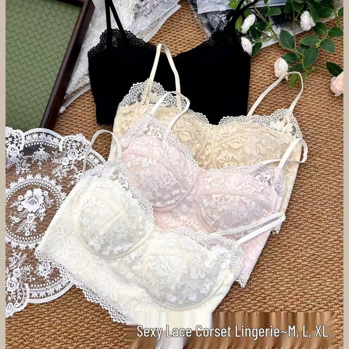 Spring/Summer 9628 Sexy French V-neck Lace Camisole Medium