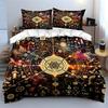 Mystical Symbols Art Decor Set Soft Comfortable Duvet Cover Bedding Set Included 1*Duvet Cover & 2*Pillowcases, Gift