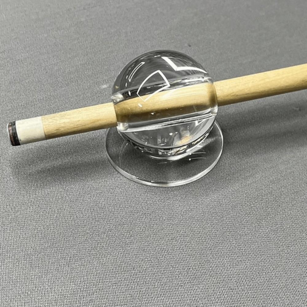 2PCS Aiming Practice Billiard Cue Stroke Trainer Round Base Cue Practice Ball Aiming Accuracy