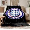 England FA Crest Soft and Comfortable Flannel Suitable for Sofas Living Rooms Outdoor Camping Travel and Also Makes a Great Anniversary Gif