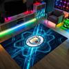 Manchester City Design Crystal Velvet Carpet Cozy Non?Slip Printed Rug For Bedroom Living Room Entrance