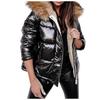 Women's  And Winter Hood Loose Solid Color Fashion Warm Zipper Cotton Clothing