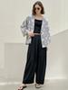 AVANT-G Summer Wide Banding Pants - Black