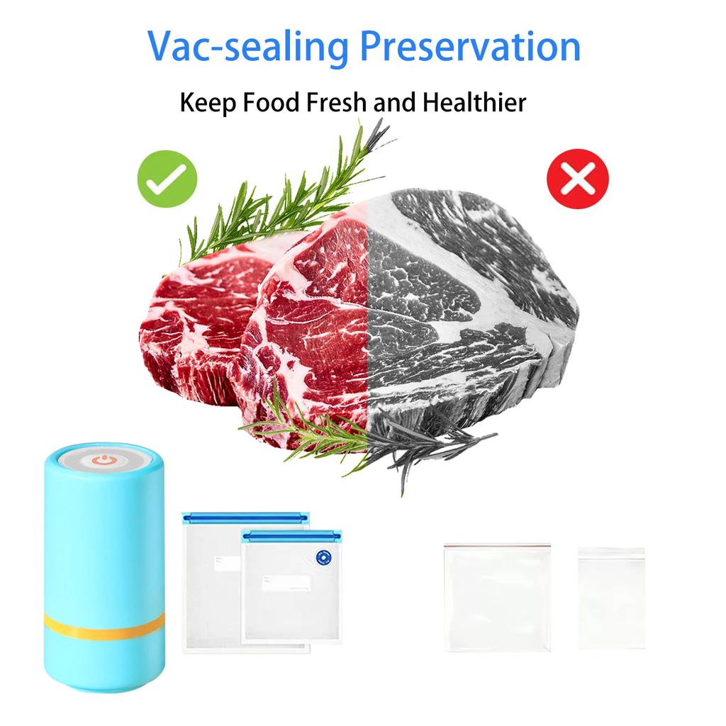 Portable Mason Jar Vacuum Sealing Machine Food Storage Vacuum Sealing Machine Heat Resistant Wear-Resistant for Sauces Jams Nuts