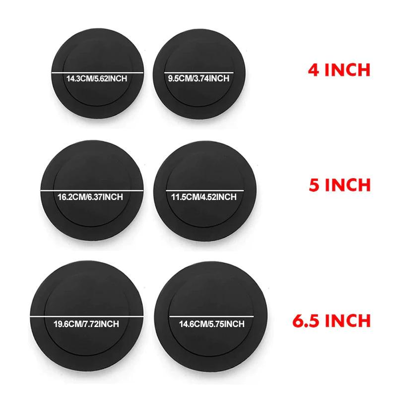 4/5/6.5 Inch Universal Car Door Soundproof Cotton Speaker Bass Ring Foam Woofer Pad Noise Sound Insulation ring Accessories
