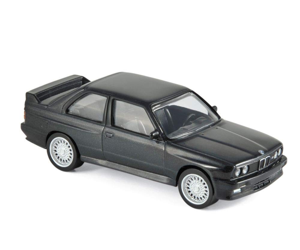 

scale diecast BMW M3 E30 1986 metallic black Norev-Jet 1/43