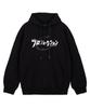 Cyber Overfit Wide Shoulder HoodieBlack
