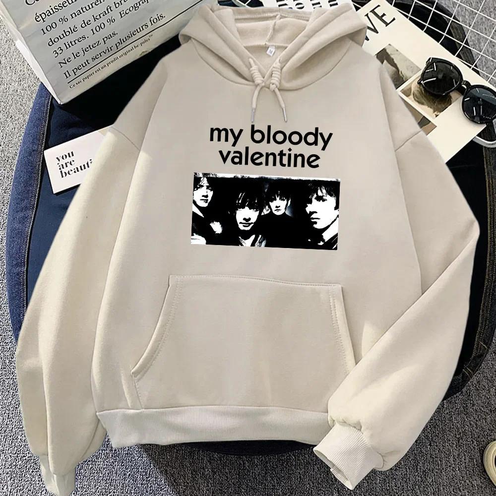 Rock Band My Bloody Valentine Hoodies Ropa De Mujer Sudaderas Soft Hooded Sweatshirts Long Sleeve Fall Winter Pullovers Clothing