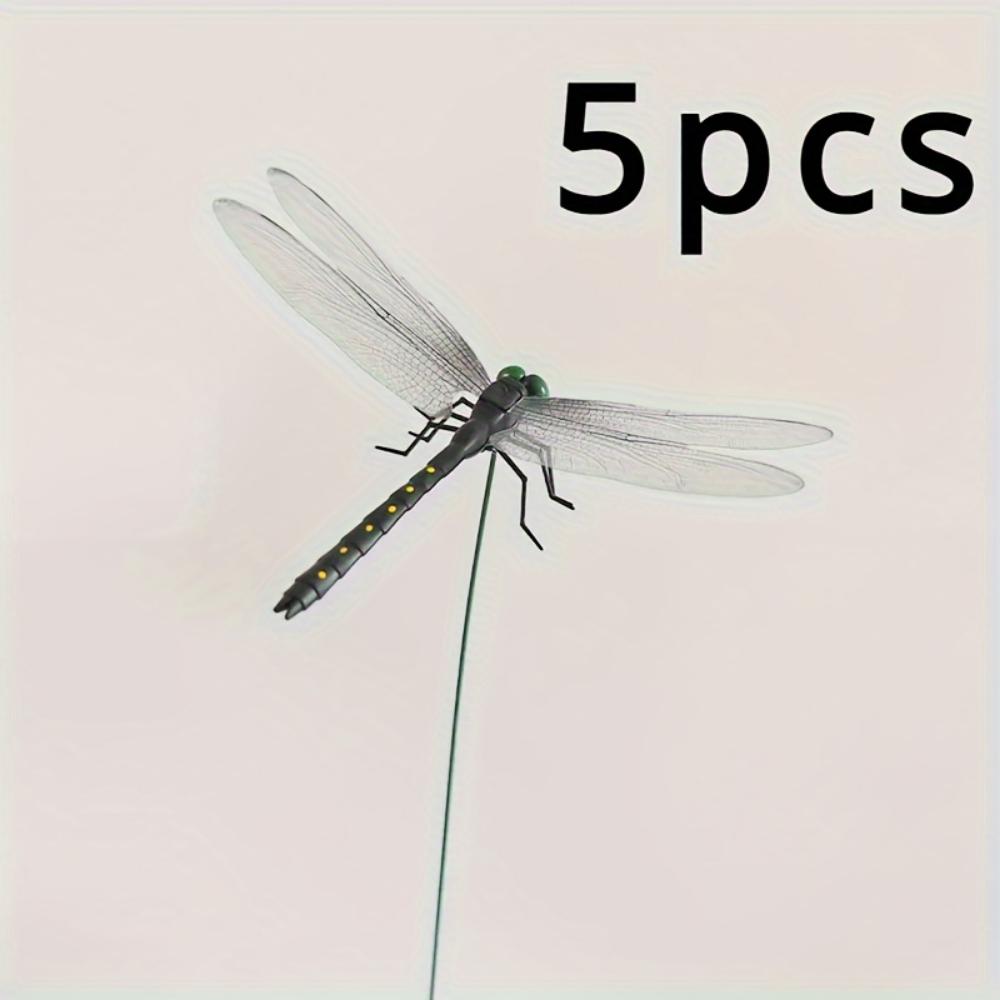 5-delt hageplugg med øyenstikker - Slitesterk plast for blomsterpottedekorasjon og høstfeiringer