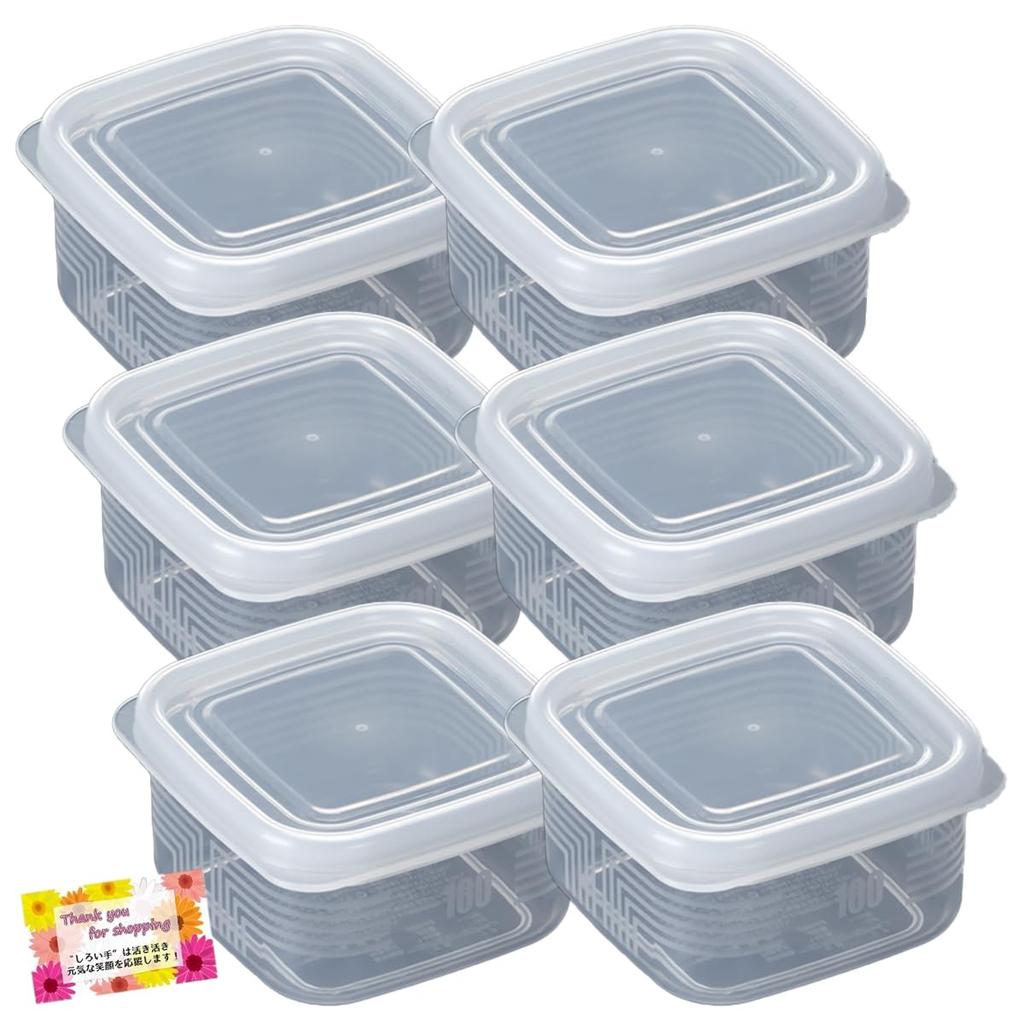 Made in Japan Firmly Pack Airtight Convenient Microwave and Freezer x x 200ml of [Tight-Seal Containers!] E, Storage, Portioning, Safe, 8.3 8.3 4.6