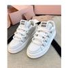 Platform White Shoes New Heightening Board Shoes, Sports and Leisure Leather Classic Versatile Lace-up Women's Shoes