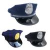 Police Children Hat Cop Cosplay Hat Captain Hat Officer Hat Accessories Stage Performances Cap Party