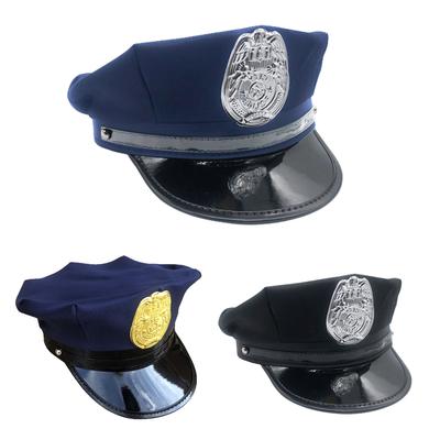 Polizei Kinderhut Polizei Cosplay Hut Kapitänsmütze Offiziersmütze Accessoires Bühnenauftritte Kappe Party