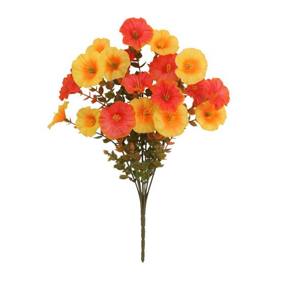 

Artificial Flower Decorative Bright Color Reusable Lifelike Realistic No Maintenance No Watering No Fading Fake Flower Wedding Party Decor 1pc I
