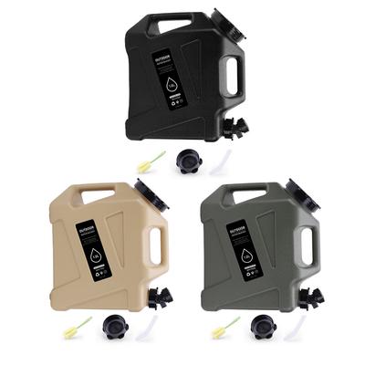 12L Portable Emergency Water Can Large Capacity Drinking Water Bucket Water Dispenser Carrier for Vehicle Car Outdoor Camping