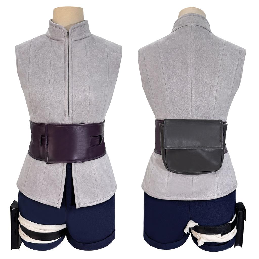 SCIONE Naruto Cosplay Costume Hinata Hyuga White-Eyed Princess Daily Clothes Fabric Cosplay Outfit