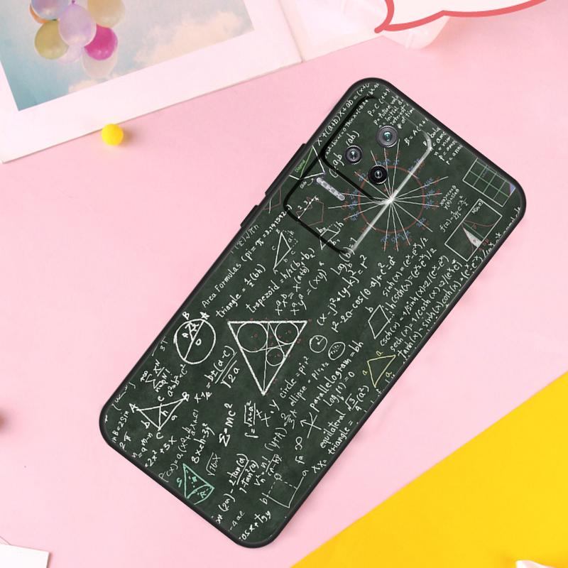 Symbol Math Science Physics Formulas Case For POCO M6 X6 Pro X3 X4 X5 M5s F3 F5 Xiaomi 14 Ultra 12 13 Lite 11T 12T 13T Pro Funda